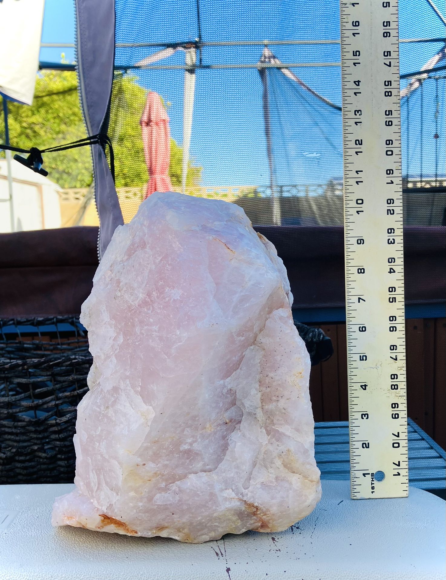 35lb Raw Rose Quartz Crystal 