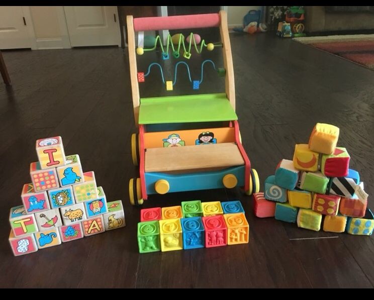 Parents Magazine Play & Learn Around the Block Wagon and walker.