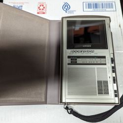 Vintage Citizen Book Vision Color LCD TV & Video Monitor Model 05TA-2A
