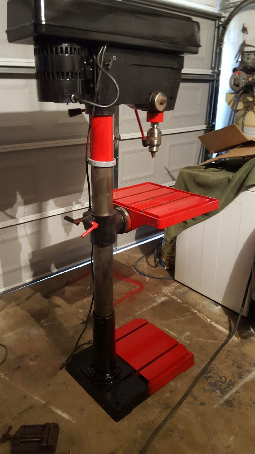 Guardian Power heavy duty drill press - 16 speed. Completely reconditioned.
