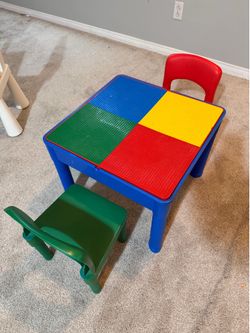 Lego table with 2 seats