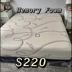 Brand New Queen Memory Foam $220