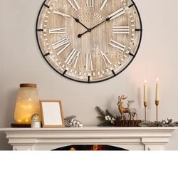 Country Modern 30 Inch Clock