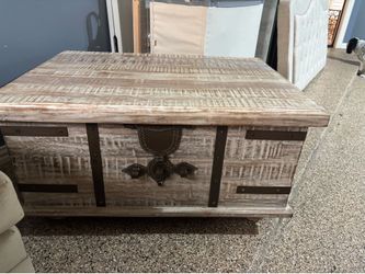 Pottery barn table with storage