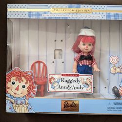 1999 TOMMY AS RAGGEDY ANDY from Barbie playset with chair