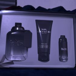 PERFUME SET .3 PIECES COACH NEW YORK. FOR MEN. 