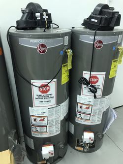 Rheem 50gal water heater propane with vent