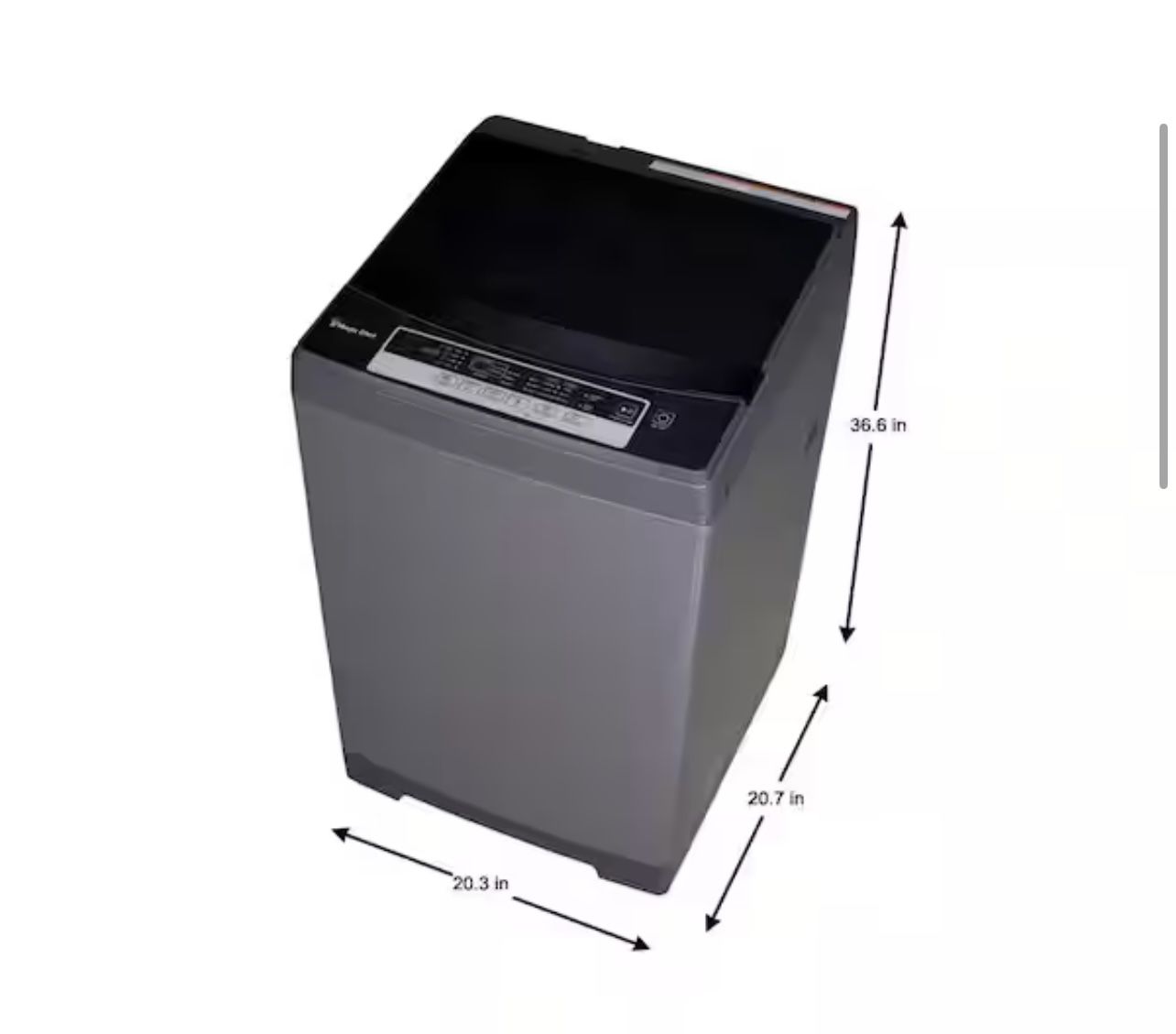 1.7 cu. ft. Portable Compact Top Load Washer
