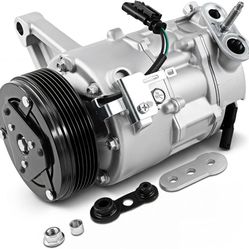 AC Compressor w/ Clutch for Chevy Traverse, Buick Enclave, GMC Acadia 3.6L 2013-2020