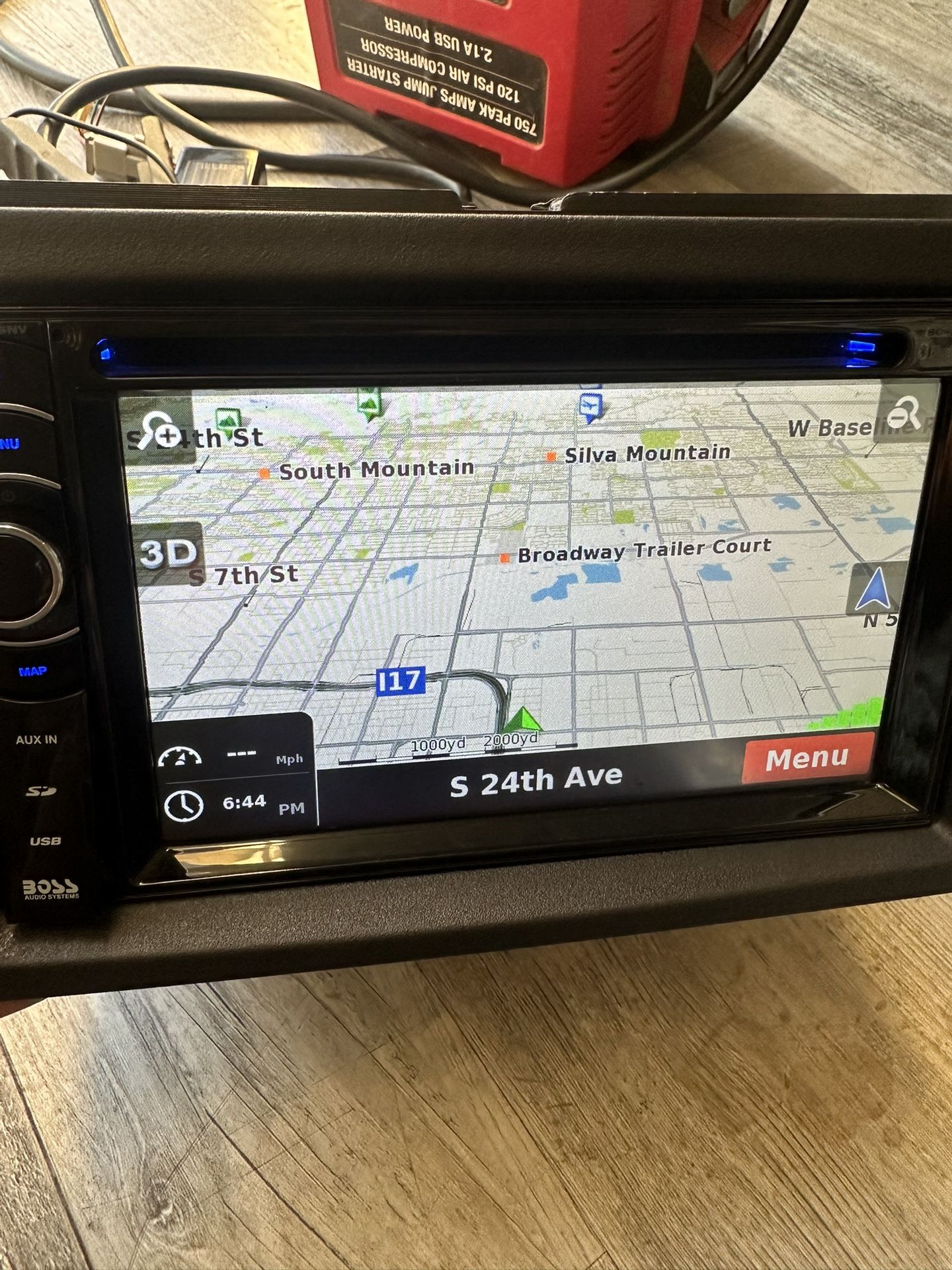 Boss double din car stereo bv9386nv Bluetooth dvd navigation mustang