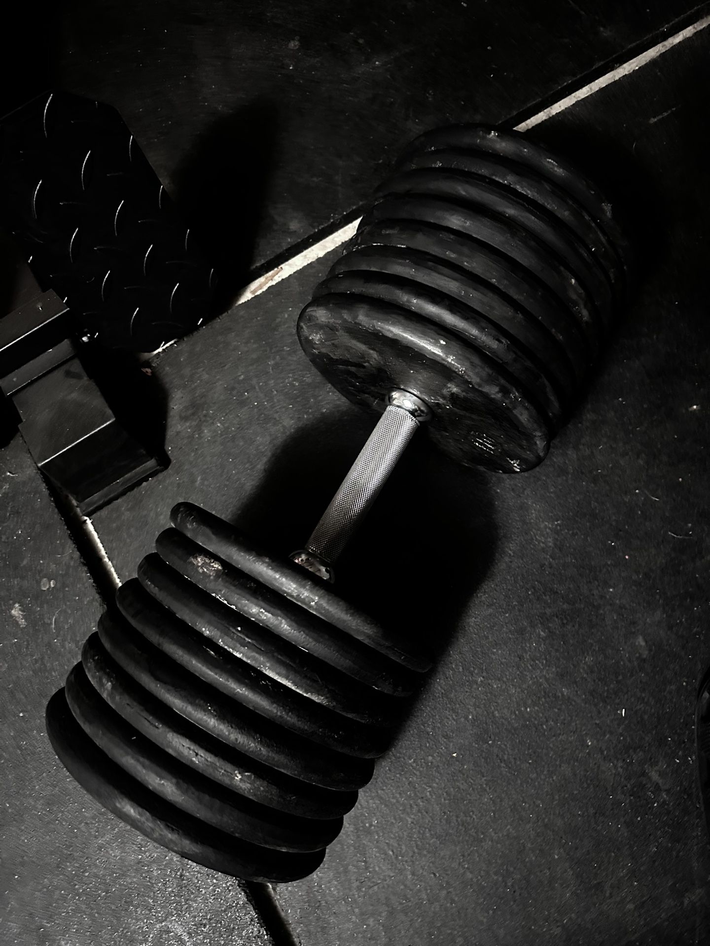 140 LB dumbbells PAIR
