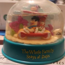 Vintage 1994 Flintstones Snow Globe 