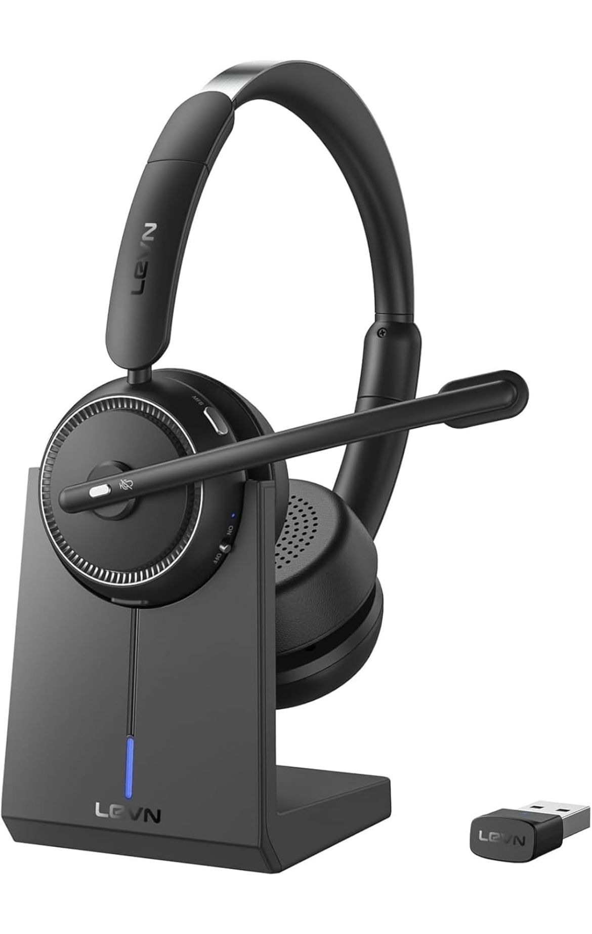 Wireless Headset with Mic for Work