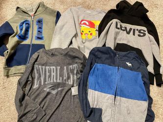 Boys Size 8 Hooded Sweatshirt Lot Of 8