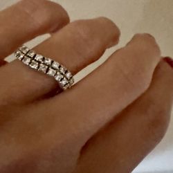 Platinum Ring With Diamonds