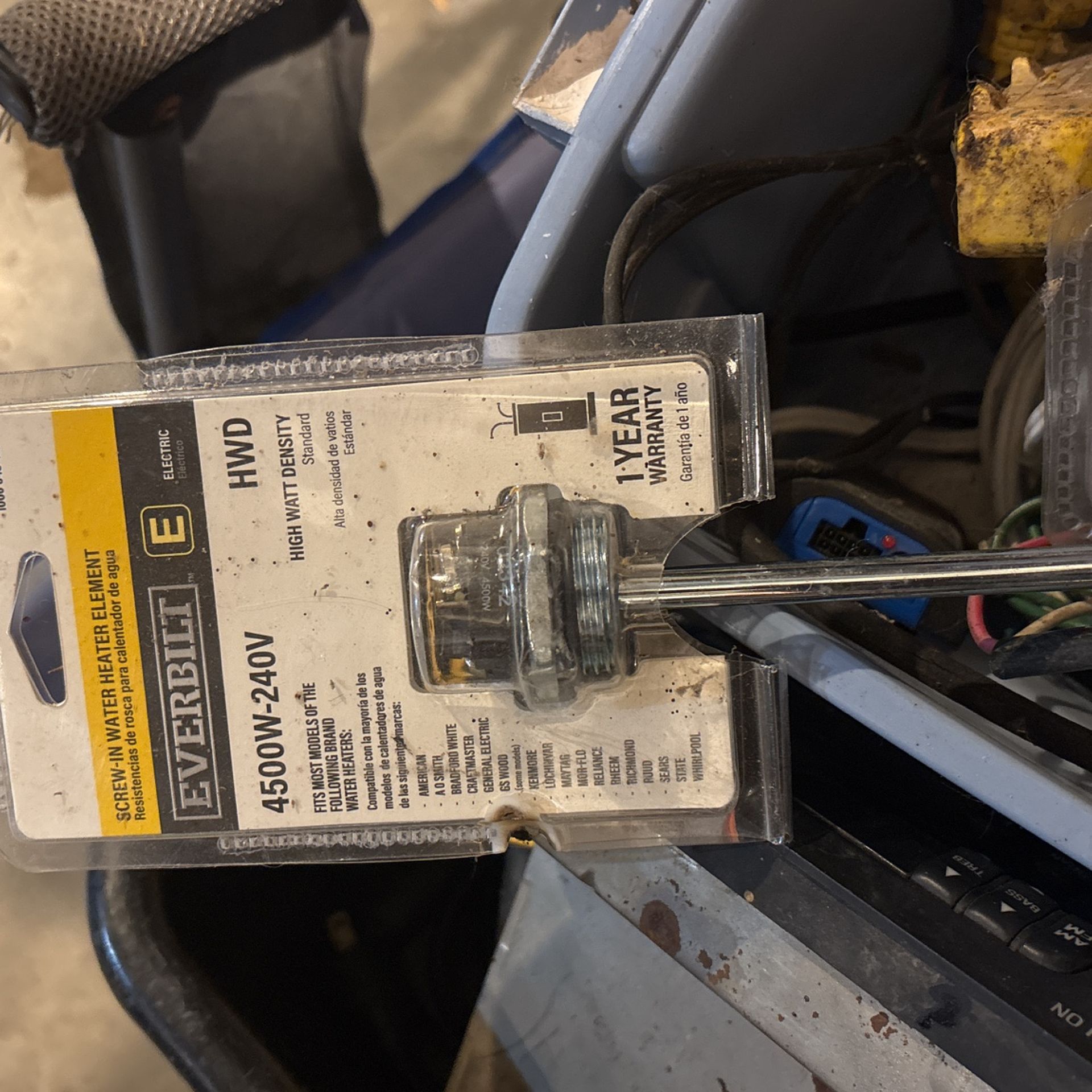 Everybilt Hot Waterheater Element