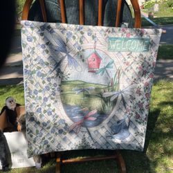 Hanging Welcome Sign