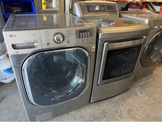 🔥 LG Front Load Washer & Dryer Set (Mismatch) – Steam – $500 🔥