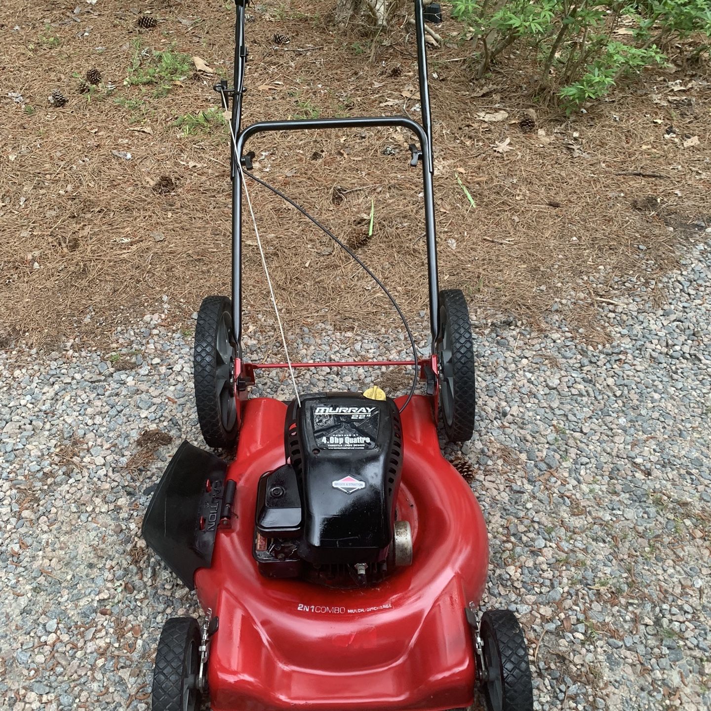 Murray high wheel push mower shop