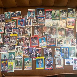 Lot Of 65 Los Angeles Dodgers Baseball Cards 90s & 80s 
