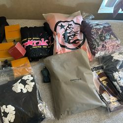 Bulk Hoodies, 3 Apple Products, 3 LV Belts, 3 Colognes 