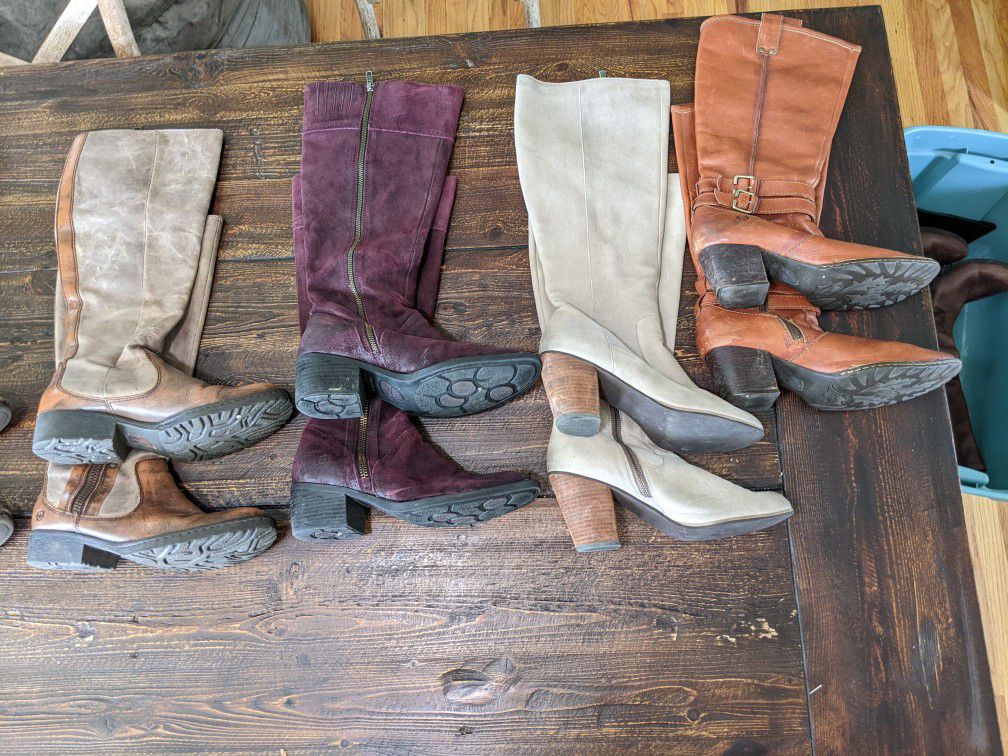 Assortment Of Boots size 9 