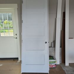 32x96" Craftsman 3 Panel Prehung LH Door
