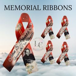 Custom Ribbons / Funeral / Celebration Of Life / RIP
