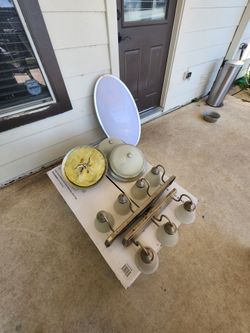 Ceiling light and restroom light