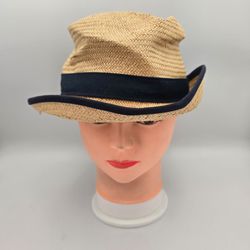 Nike Straw Trilby FedoraHat Size S/M