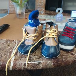 Two Pair Brand New Baby Shoes (Read Description)