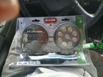 A pair of work lights
