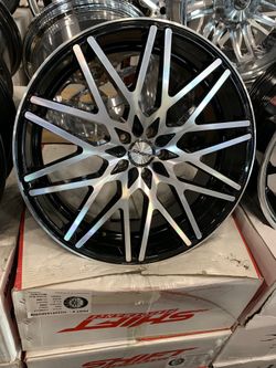 22” SHIFT FORMULA GLOSS BLK WHEELS 🔥 5x114.3 +38 Wheels &Tire Package Deal 💲999