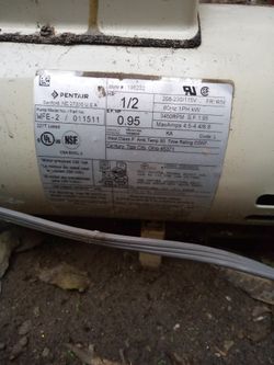 Swimming Pool Filter And Pump