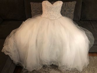 Gently used MoriLee Wedding Gown- Size 18