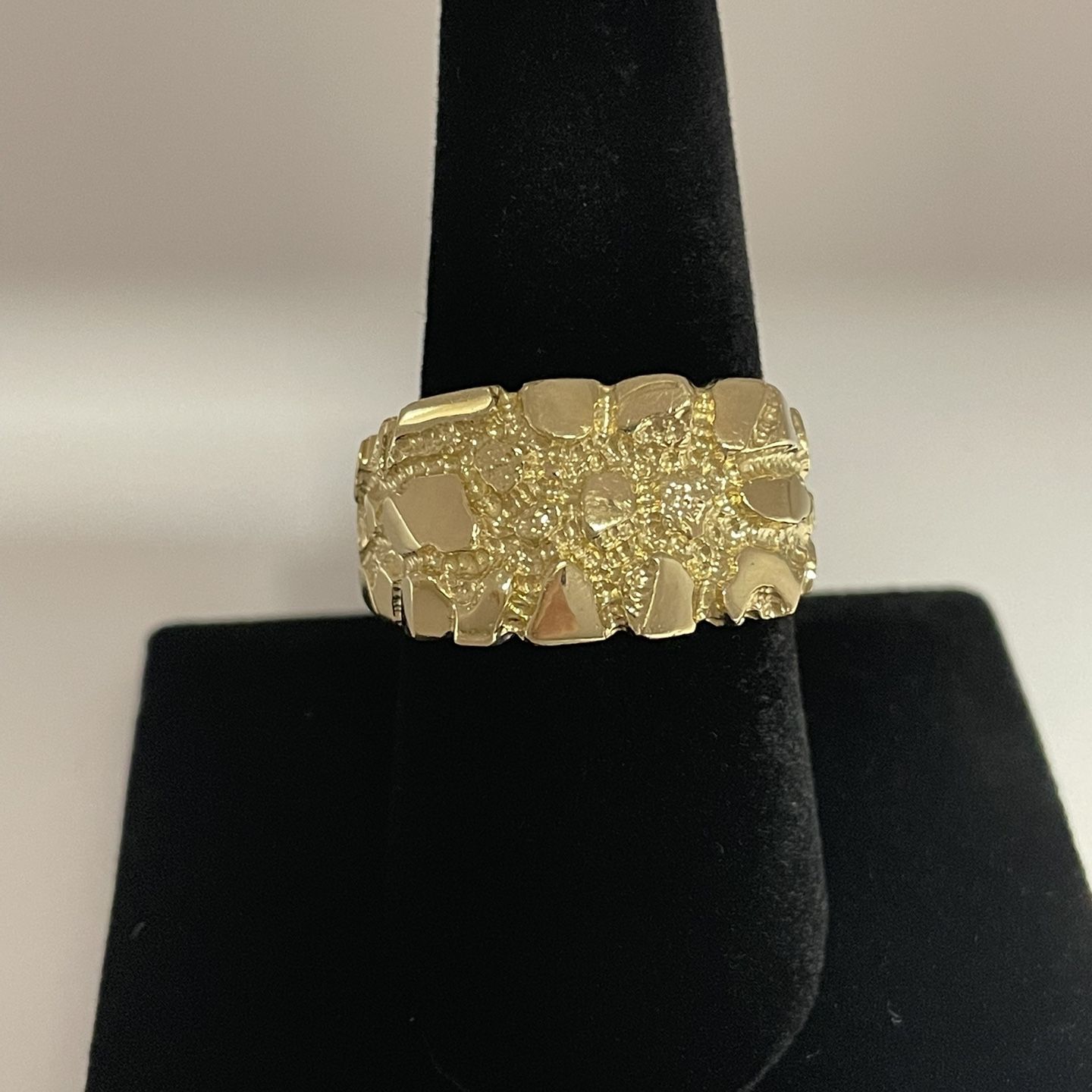 10k Gold Nugget Ring