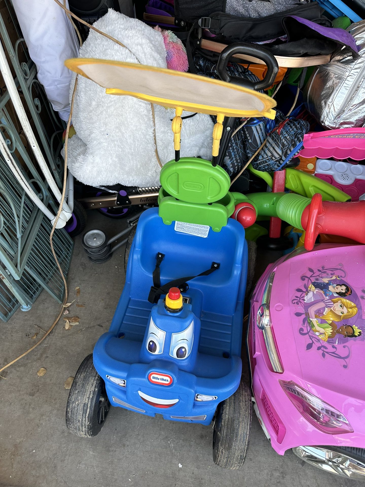 Little Car / Push Wagon With Shade 