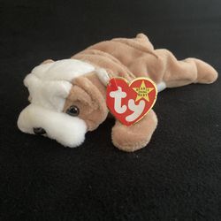 Ty Beanie Baby WRINKLES Bulldog 1996 Collectable With Tag