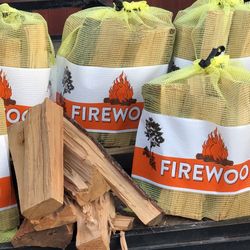 Cherry Wood Firewood Bags. For Smokers And Bbq. $20