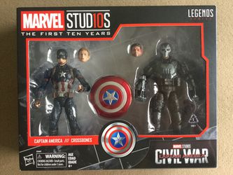 Marvel Studios 10 Year Legends Captain America Civil War 2 Pack