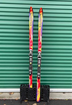 Salomon Monocoque 9E 2S EQUIPE 9100 195CM  Ski w/ Salomon DR9 Bindings