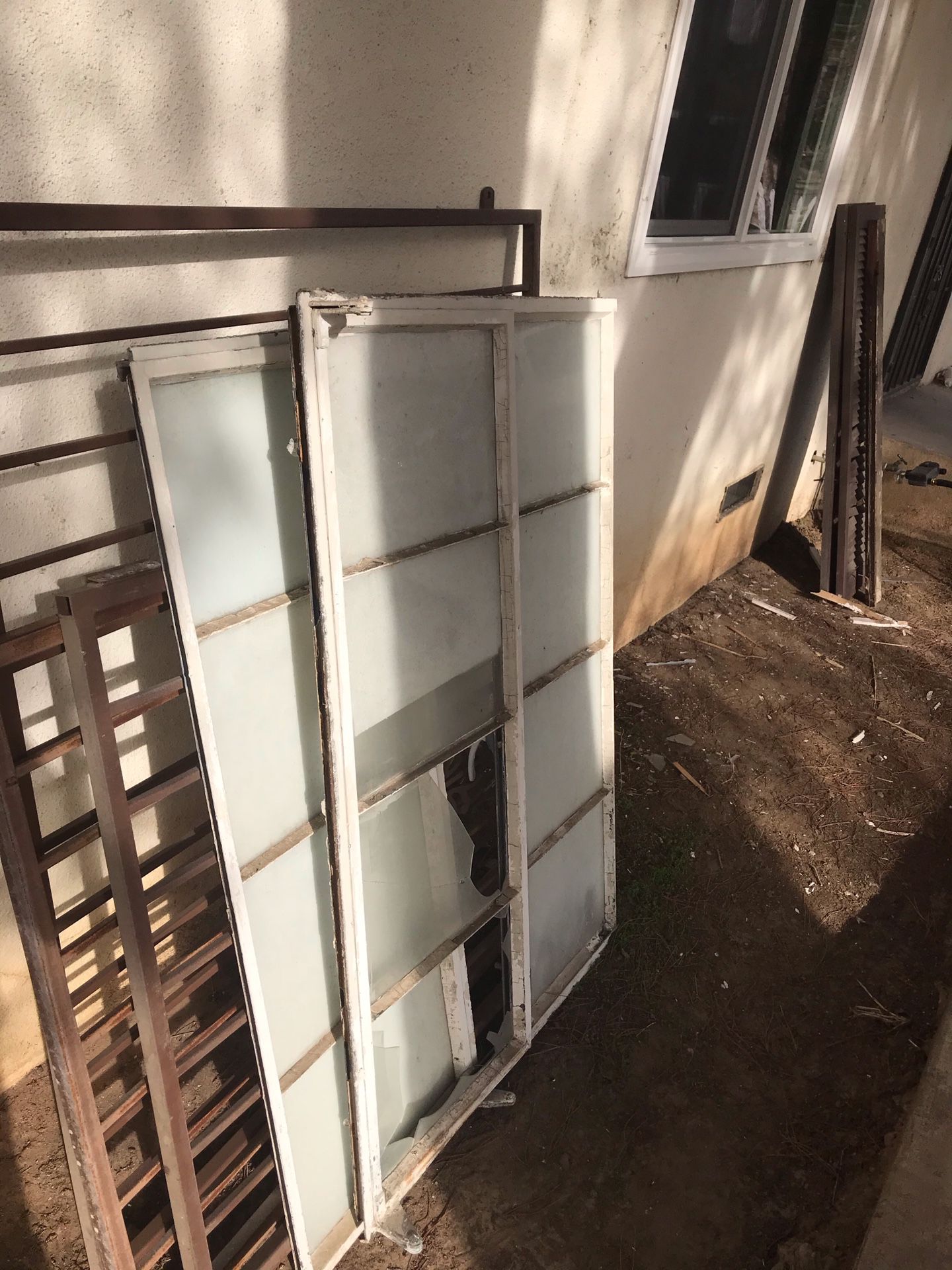 Free- Steel security bars and windows/scrap metal
