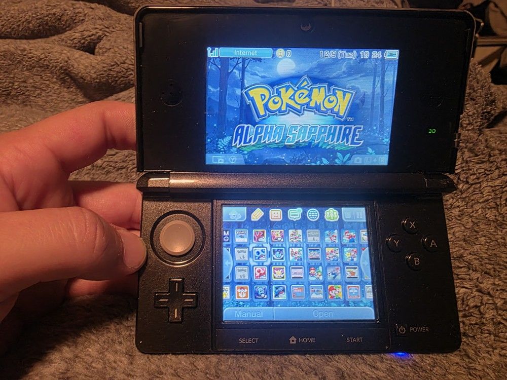 Nintendo 3ds Cosmo Black Custom Video Game Console