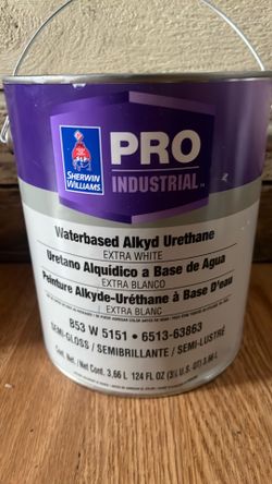 Sherwin-Williams Pro Industrial Semi-Gloss – Blanco Base (Sin Tinte) 1 Galón Nuevo