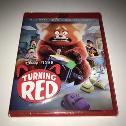 Disney Pixar Turning Red Blu-ray, DVD, Digital Copy Set. SE Portland on 112th and Tibbetts….
