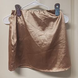 Shimmery Gold Skirt