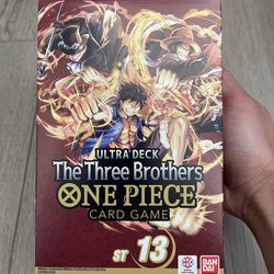 One Piece TCG: The Three Brothers Ultra Deck (ST 13) NEW/SEALED