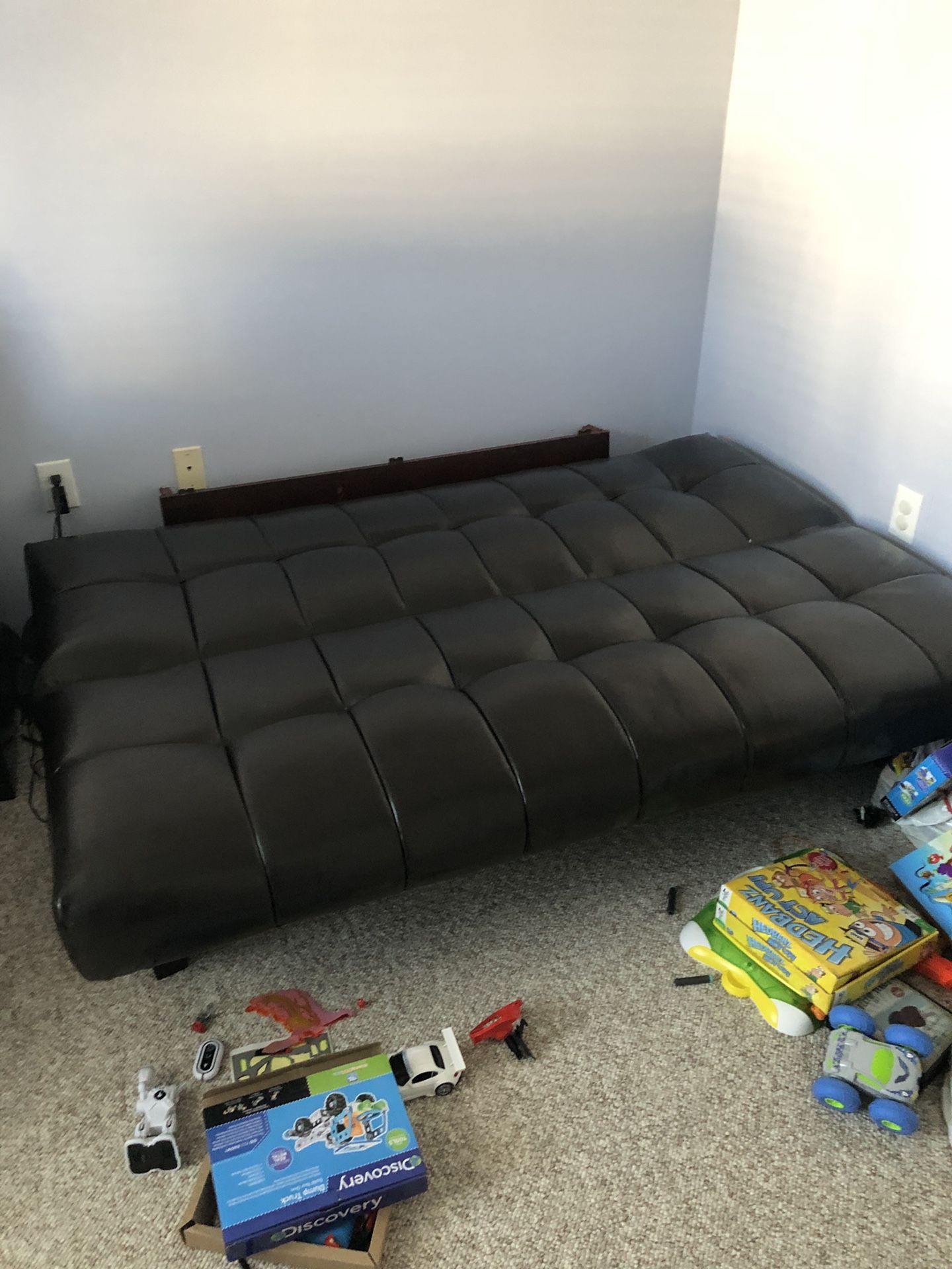 Nice Leather futon bed