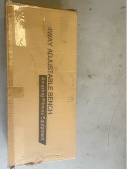 4Way Adjustable Bench