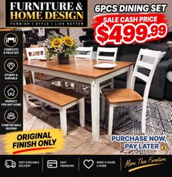 6pcs dining set